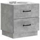 vidaXL Éjjeliszekrény Betonszürke 43 x 34,5 x 44,5 cm Szerelt Fa