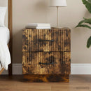 vidaXL Éjjeliszekrény Füstös Tölgy 43 x 34,5 x 44,5 cm Szerelt Fa