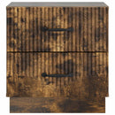 vidaXL Éjjeliszekrény Füstös Tölgy 43 x 34,5 x 44,5 cm Szerelt Fa