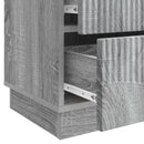 vidaXL Éjjeliszekrény Szürke Sonoma 43 x 34,5 x 44,5 cm Szerelt Fa