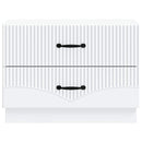 vidaXL Éjjeliszekrény fiókkal Fehér 62 x 34,5 x 44,5 cm Szerelt Fa