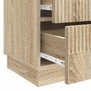 vidaXL Éjjeliszekrény Sonoma Tölgy 62 x 34,5 x 44,5 cm Szerelt Fa