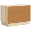 vidaXL Éjjeliszekrény Sonoma Tölgy 62 x 34,5 x 44,5 cm Szerelt Fa