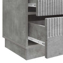 vidaXL Éjjeliszekrény Betonszürke 62 x 34,5 x 44,5 cm Szerelt Fa