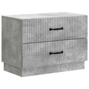 vidaXL Éjjeliszekrény Betonszürke 62 x 34,5 x 44,5 cm Szerelt Fa