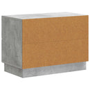 vidaXL Éjjeliszekrény Betonszürke 62 x 34,5 x 44,5 cm Szerelt Fa