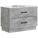 vidaXL Éjjeliszekrény Betonszürke 62 x 34,5 x 44,5 cm Szerelt Fa