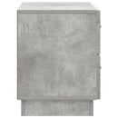 vidaXL Éjjeliszekrény Betonszürke 62 x 34,5 x 44,5 cm Szerelt Fa