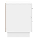 vidaXL Éjjeliszekrény Magasfényű Fehér 62 x 34,5 x 44,5 cm Szerelt Fa