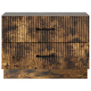 vidaXL Éjjeliszekrény Füstös Tölgy 62 x 34,5 x 44,5 cm Szerelt Fa