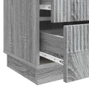 vidaXL Éjjeliszekrény Szürke Sonoma 62 x 34,5 x 44,5 cm Szerelt Fa