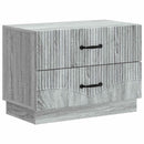 vidaXL Éjjeliszekrény Szürke Sonoma 62 x 34,5 x 44,5 cm Szerelt Fa