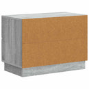 vidaXL Éjjeliszekrény Szürke Sonoma 62 x 34,5 x 44,5 cm Szerelt Fa