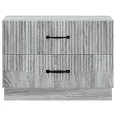 vidaXL Éjjeliszekrény Szürke Sonoma 62 x 34,5 x 44,5 cm Szerelt Fa