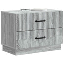 vidaXL Éjjeliszekrény Szürke Sonoma 62 x 34,5 x 44,5 cm Szerelt Fa