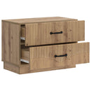 vidaXL Éjjeliszekrény Kézműves Tölgy 62 x 34,5 x 44,5 cm Szerelt Fa