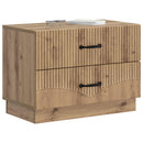vidaXL Éjjeliszekrény Kézműves Tölgy 62 x 34,5 x 44,5 cm Szerelt Fa