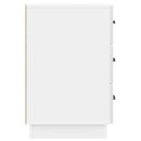 vidaXL Éjjeliszekrény Magasfényű Fehér 43 x 41 x 63,5 cm Szerelt Fa