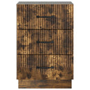 vidaXL Éjjeliszekrény Füstös Tölgy 43 x 41 x 63,5 cm Szerelt Fa