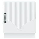 vidaXL Éjjeli asztal 2 pcs Fehér 43 x 34,5 x 47 cm Szerelt Fa