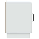 vidaXL Éjjeli asztal 2 pcs Fehér 43 x 34,5 x 47 cm Szerelt Fa