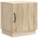 vidaXL Éjjeli asztal Sonoma Tölgy 43 x 34,5 x 47 cm Szerelt Fa
