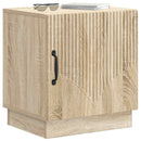 vidaXL Éjjeli asztal Sonoma Tölgy 43 x 34,5 x 47 cm Szerelt Fa