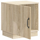 vidaXL Éjjeli asztal 2 pcs Sonoma Tölgy 43 x 34,5 x 47 cm Szerelt Fa