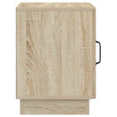 vidaXL Éjjeli asztal 2 pcs Sonoma Tölgy 43 x 34,5 x 47 cm Szerelt Fa