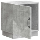 vidaXL Éjjeli asztal Beton Szürke 43 x 34,5 x 47 cm Szerelt Fa