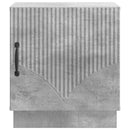 vidaXL Éjjeli asztal Beton Szürke 43 x 34,5 x 47 cm Szerelt Fa