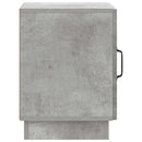 vidaXL Éjjeli asztal Beton Szürke 43 x 34,5 x 47 cm Szerelt Fa