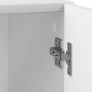 vidaXL Éjjeli asztal 2 db Magasfényű Fehér 43 x 34,5 x 47 cm