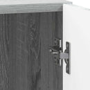 vidaXL Éjjeli asztal Szürke Sonoma 43 x 34,5 x 47 cm Szerelt Fa