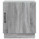 vidaXL Éjjeli asztal Szürke Sonoma 43 x 34,5 x 47 cm Szerelt Fa