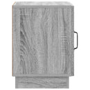 vidaXL Éjjeli asztal Szürke Sonoma 43 x 34,5 x 47 cm Szerelt Fa