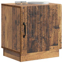 vidaXL Éjjeli asztal Antik Fa 43 x 34,5 x 47 cm Szerelt Fa