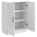 vidaXL Széf Fehér 66 x 34,5 x 87 cm Szerelt Fa