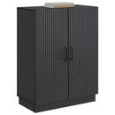 vidaXL Széf Fekete 66 x 34,5 x 87 cm Szerelt Fa