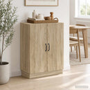 vidaXL Széf Sonoma Tölgy 66 x 34,5 x 87 cm Szerelt Fa
