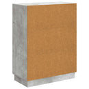 vidaXL Széf Betonszürke 66 x 34,5 x 87 cm Szerelt Fa