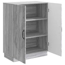 vidaXL Széf Szürke Sonoma 66 x 34,5 x 87 cm Szerelt Fa
