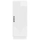 vidaXL Széf Magasfényű Fehér 33 x 34,5 x 87 cm Szerelt Fa