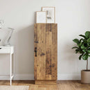 vidaXL Széf Antik Fa 33 x 34,5 x 87 cm Szerelt Fa