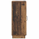 vidaXL Széf Antik Fa 33 x 34,5 x 87 cm Szerelt Fa