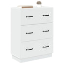 vidaXL Fiókos szekrény Fehér 66 x 34,5 x 87 cm Szerelt Fa