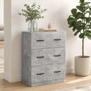 vidaXL Fiókos szekrény Betonszürke 66 x 34,5 x 87 cm Szerelt Fa