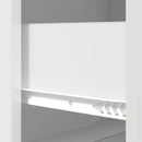 vidaXL Fiókos szekrény Magasfényű Fehér 66 x 34,5 x 87 cm Szerelt Fa