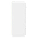 vidaXL Fiókos szekrény Magasfényű Fehér 66 x 34,5 x 87 cm Szerelt Fa