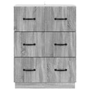 vidaXL Fiókos szekrény Szürke Sonoma 66 x 34,5 x 87 cm Szerelt Fa